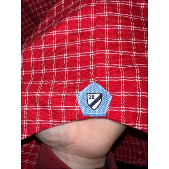 NWT Red Daniel Cremieux Short Sleeve Button Down Shirt Size 2XL - Picture 10 of 14